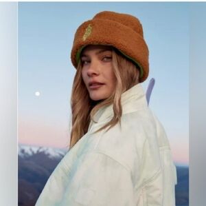 Fp Movement By Free People Back Roads Beanie In Amber